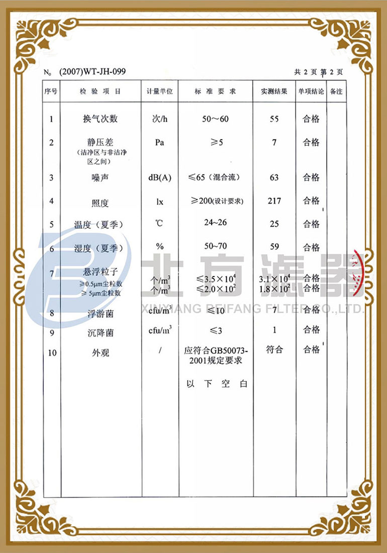 潔凈廠房檢驗報告-3